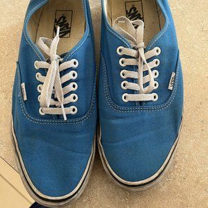 Blue Vans Authentics